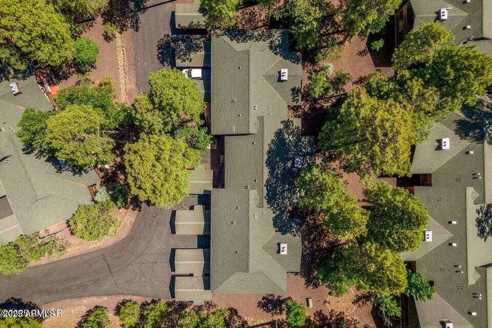 2522 Village Loop Pinetop, AZ 85935 - Photo 29 of 38 an aerial view of a house with a yard and garden