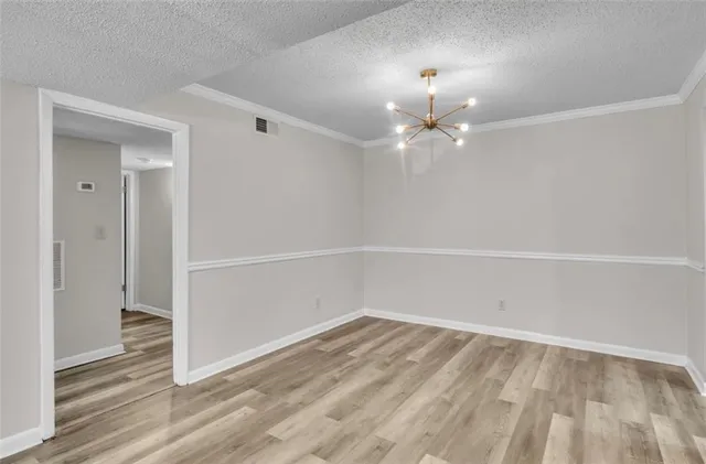 wooden floor in an empty room