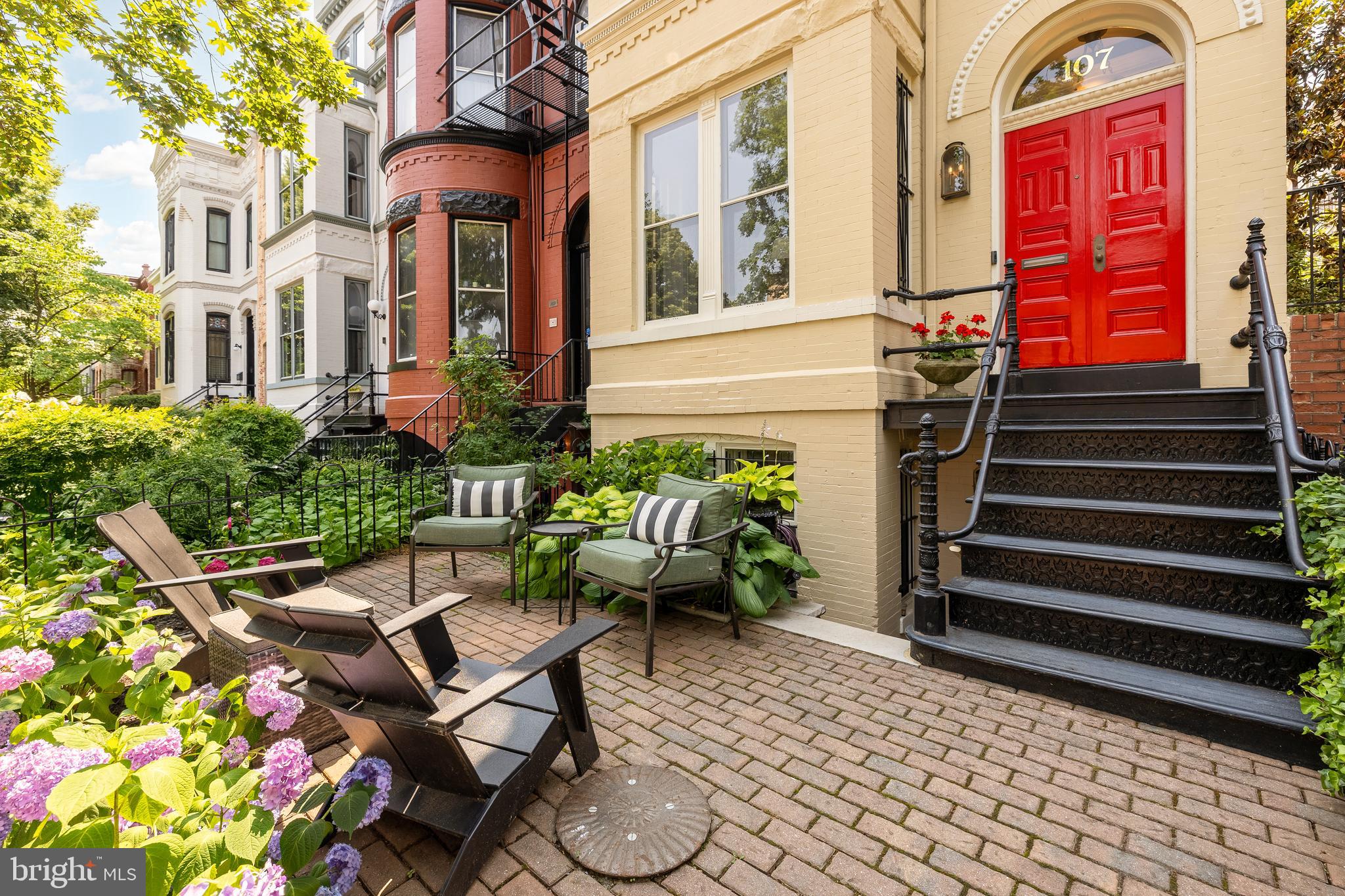 107 5th Street Southeast Washington, DC 20003 - Photo 2 of 26 a view of a patio with chairs and a potted plant