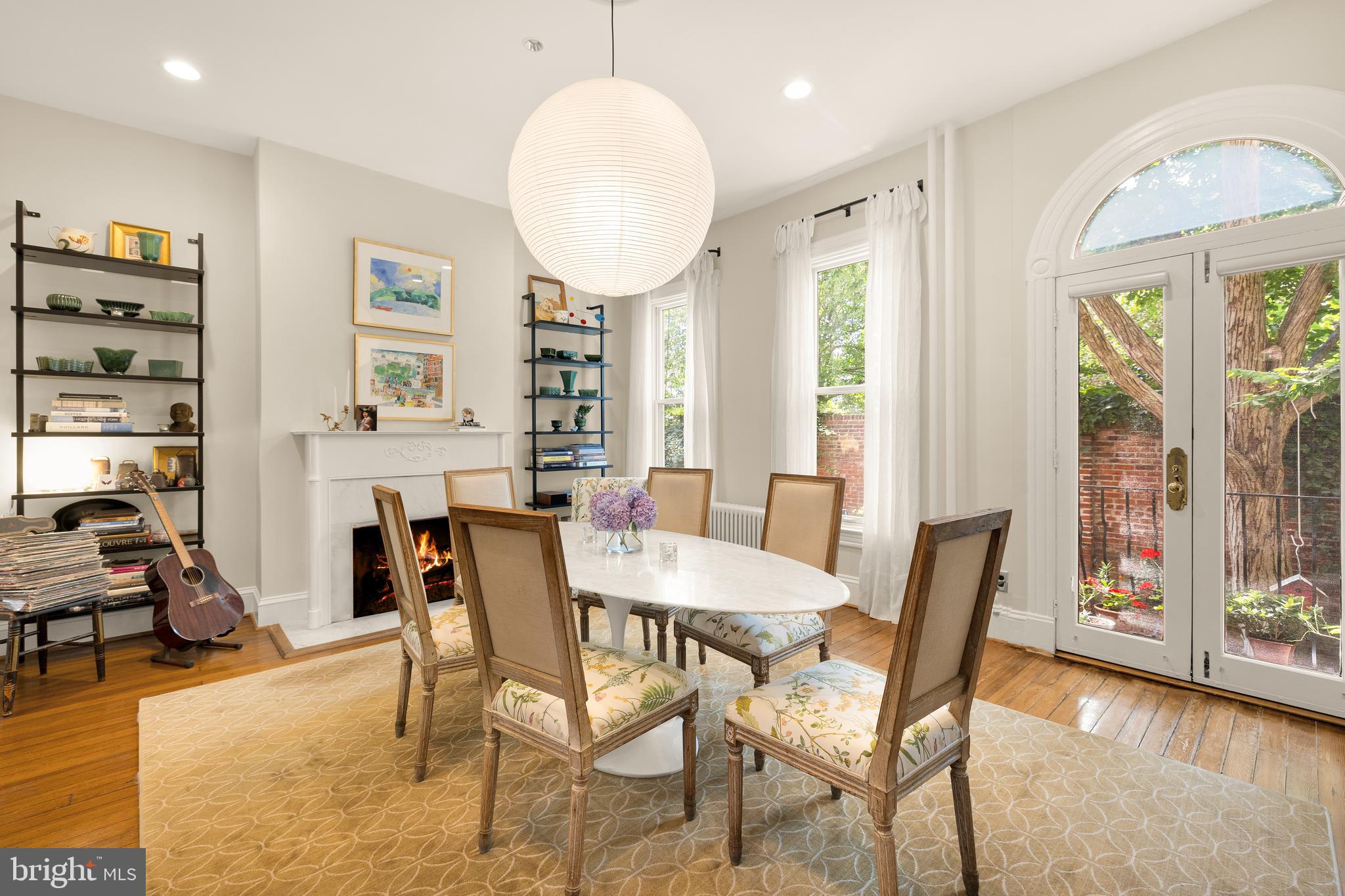 107 5th Street Southeast Washington, DC 20003 - Photo 8 of 26 a view of a dining room with furniture window and outside view