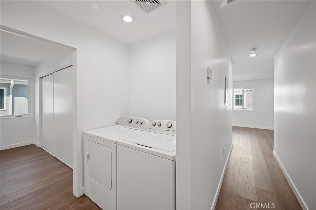 7445 Balcom Avenue Reseda, CA 91335 - Photo 18 of 73 a view of utility room with washer and dryer