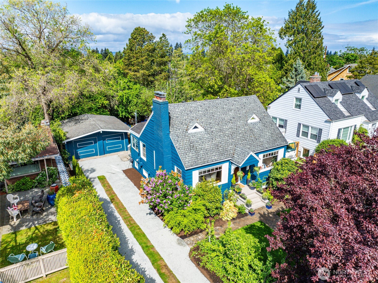 3245 45th Avenue Southwest Seattle, WA 98116 - Photo 1 of 31 an aerial view of a house
