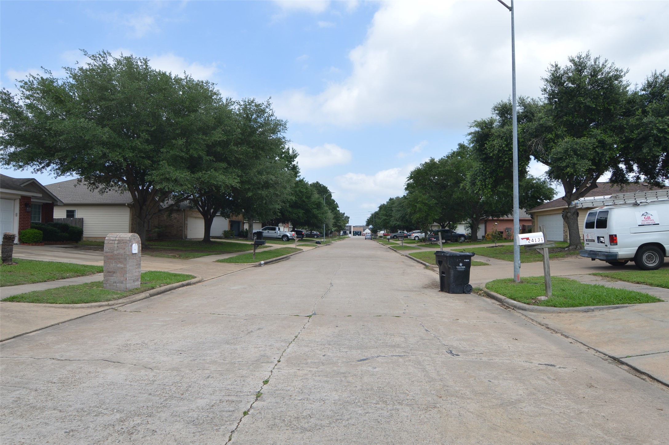 24131 Bar Kay Lane Hockley, TX 77447 - Photo 14 of 14 a view of road with house and trees in the background