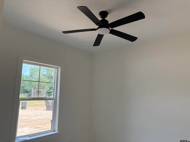 a view of a livingroom with a window