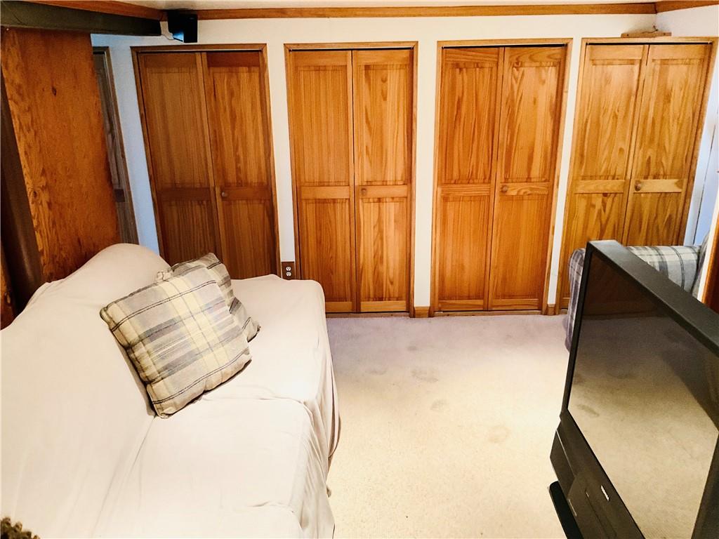 135 Constitution Circle Clairton, PA 15025 - Photo 28 of 40 a bedroom with a bed and curtain