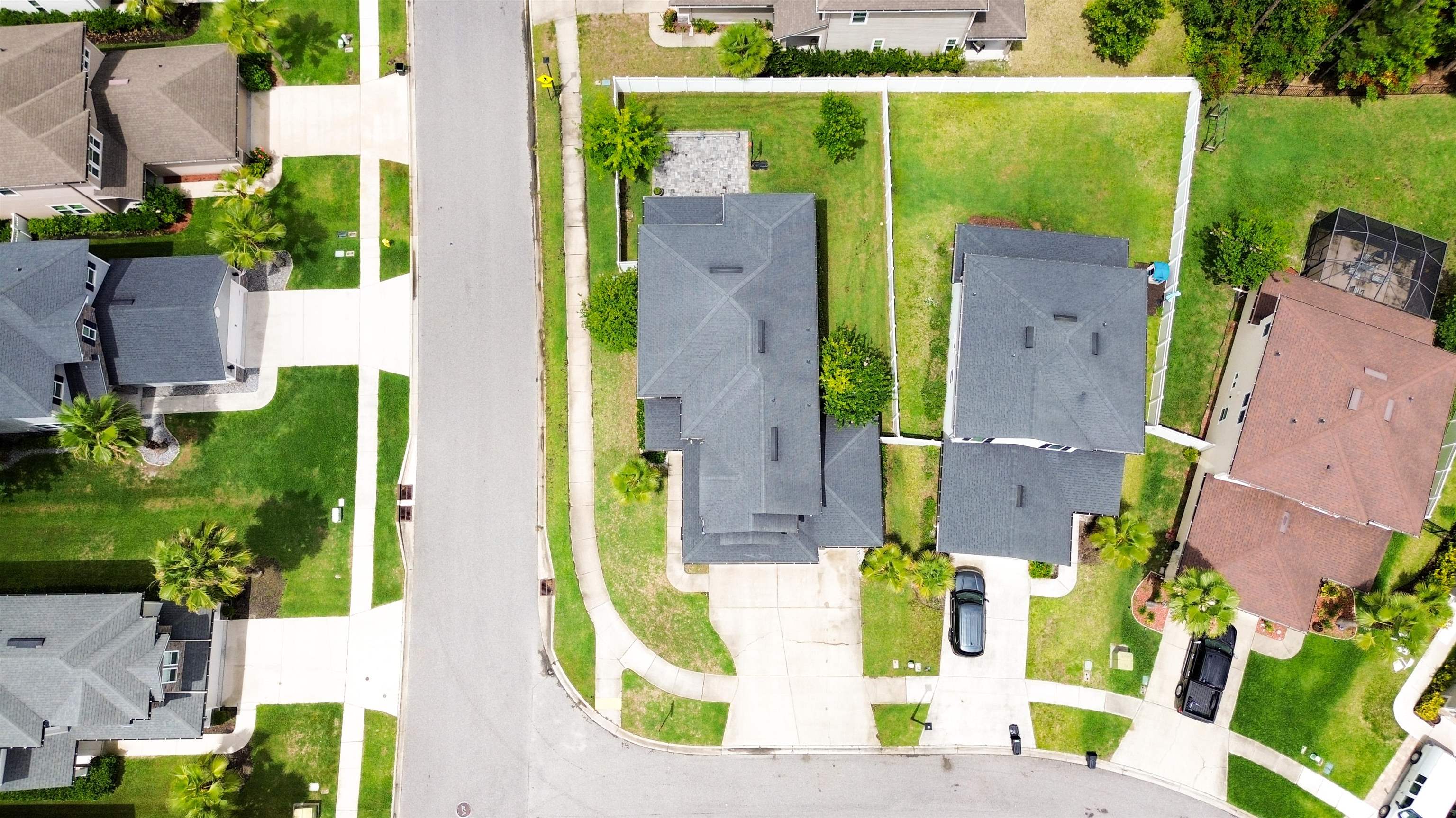 514 Heron Landing Road St. Johns, FL 32259 - Photo 36 of 48 an aerial view of residential houses with outdoor space and street view
