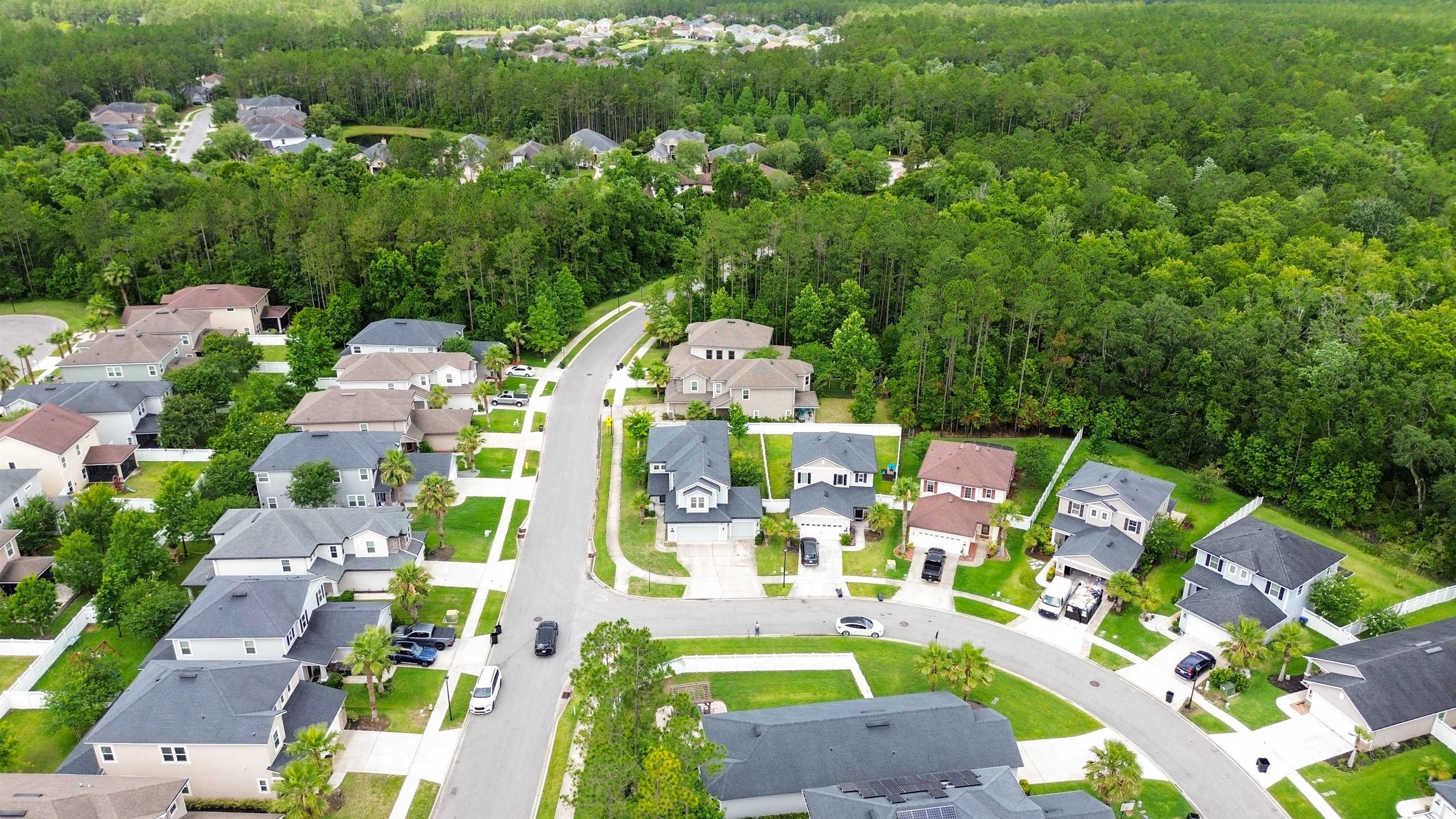 514 Heron Landing Road St. Johns, FL 32259 - Photo 39 of 48 an aerial view of residential houses with outdoor space