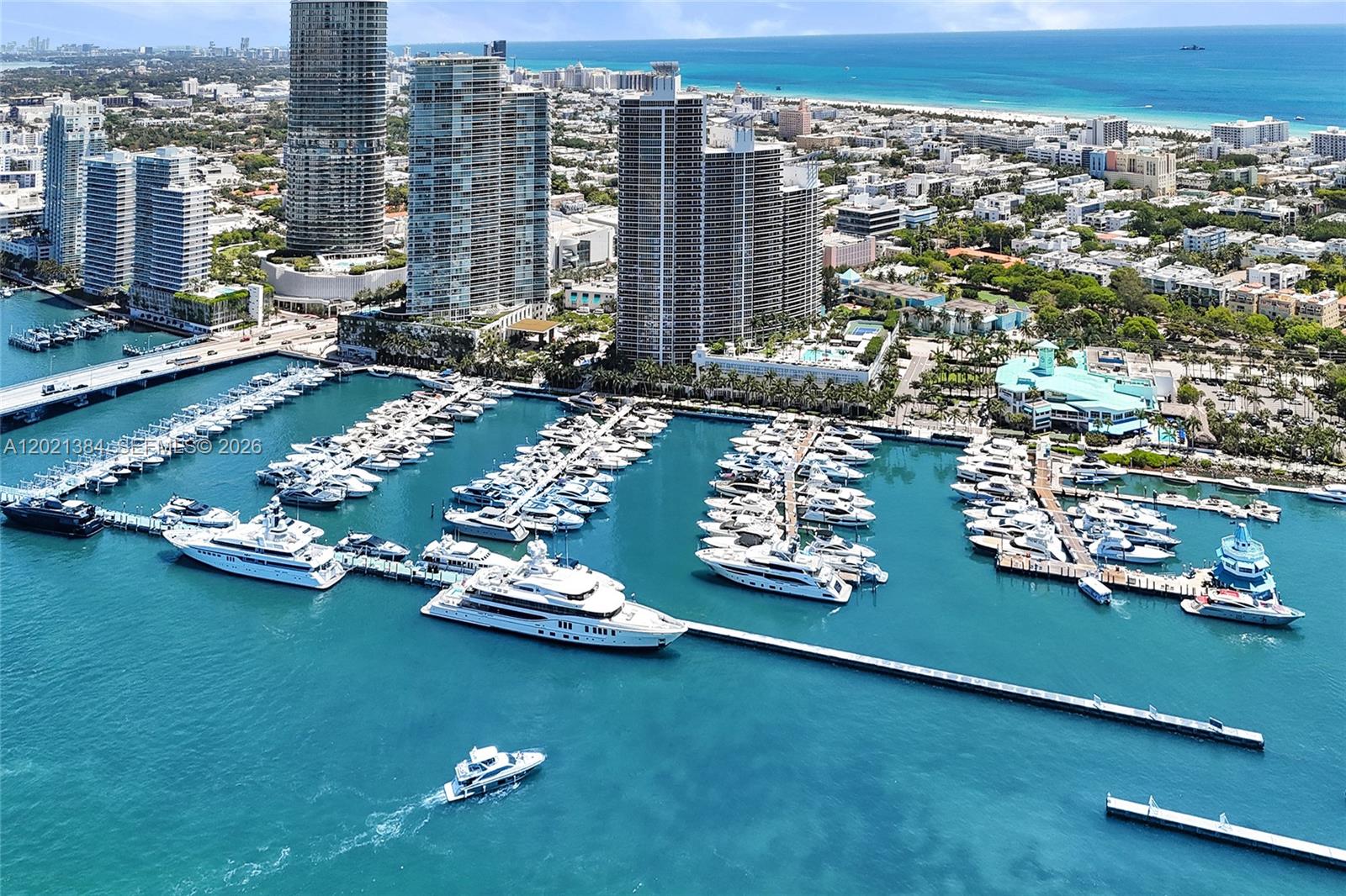 400 Alton Road, Unit PH11 Miami Beach, FL 33139 - Photo 1 of 49 an aerial view of a house with a ocean view