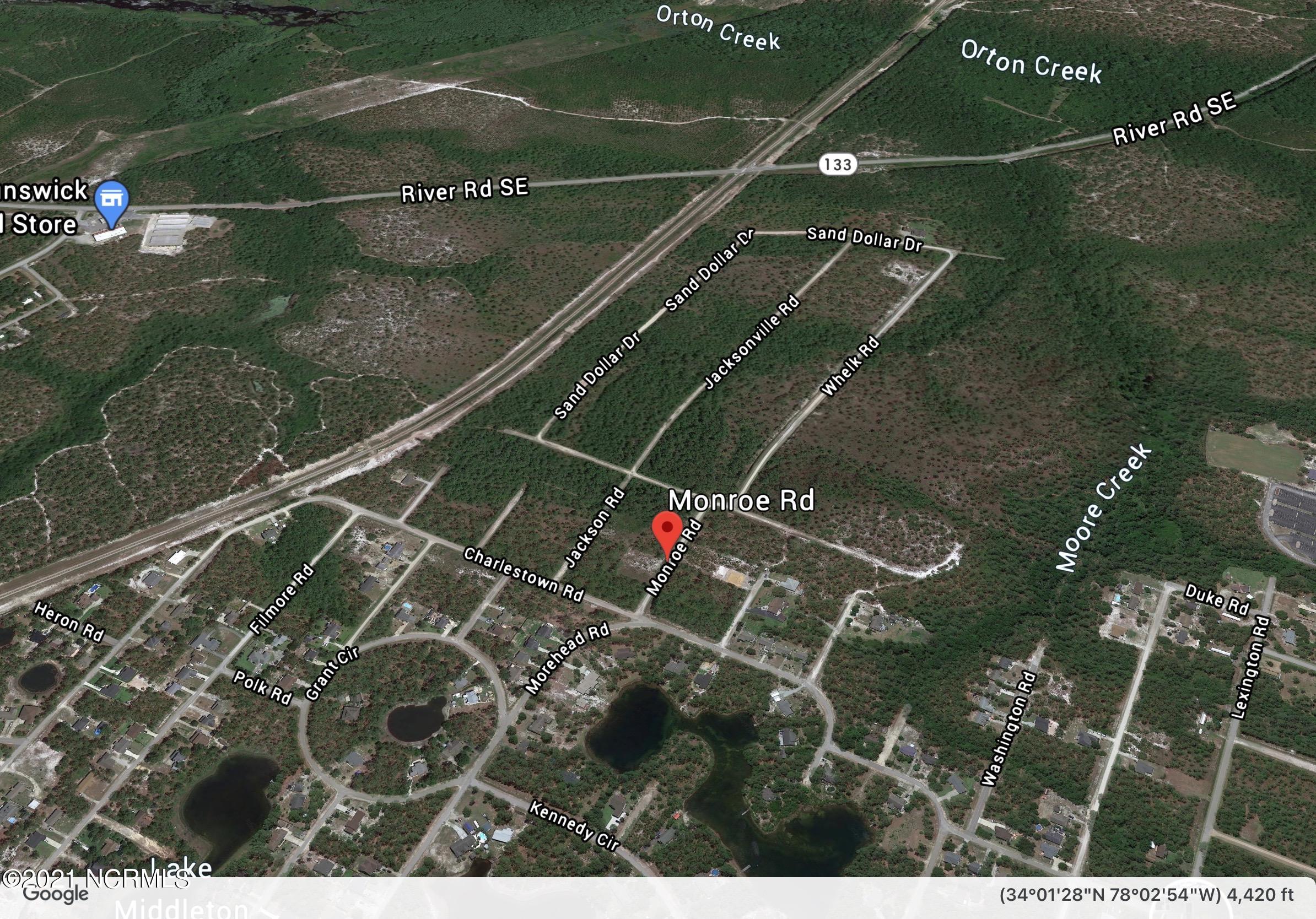 1217 Monroe Road Southport, NC 28461 - Photo 1 of 2 AERIAL