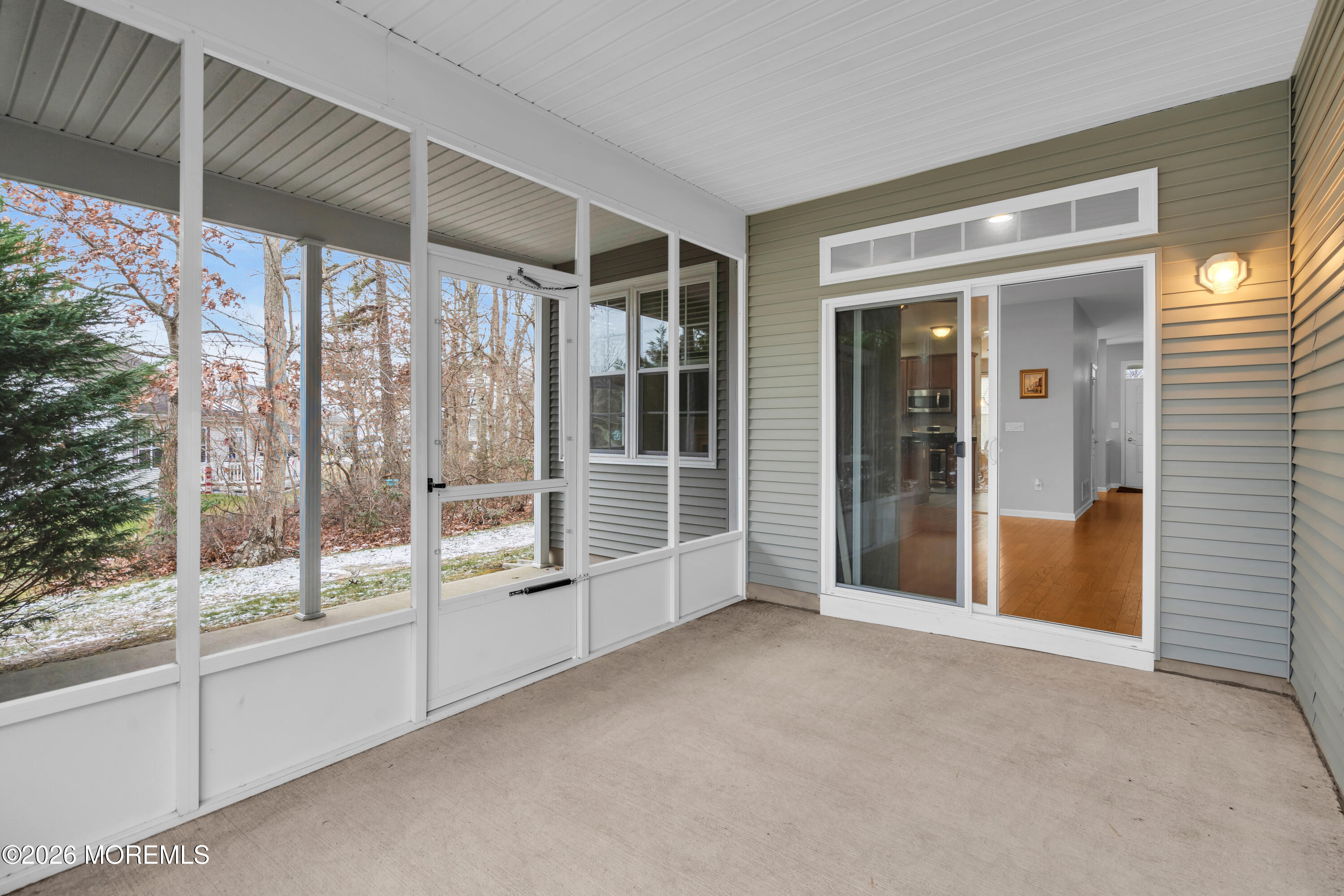 2 Daffodil Drive Little Egg Harbor, NJ 08087 - Photo 31 of 37 a view of an empty room with a sliding door and balcony