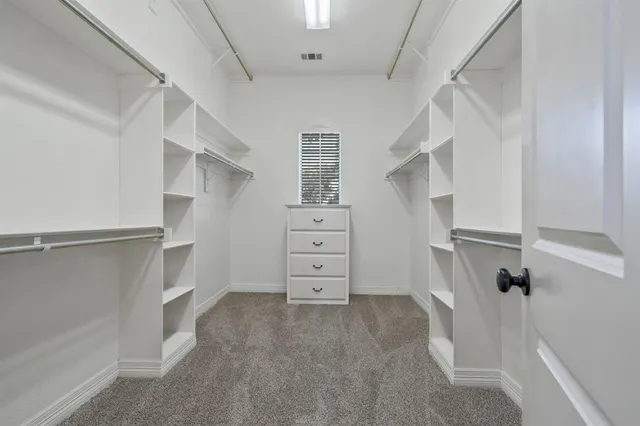 a view of walk in closet