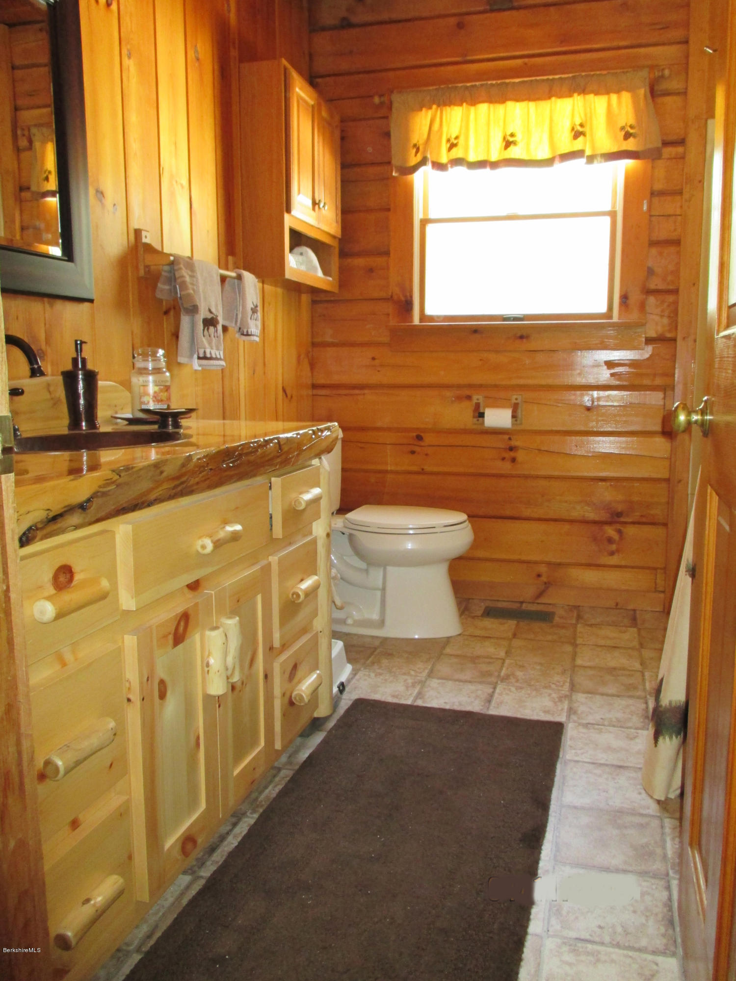 46 West Main Road Peru, MA 01235 - Photo 19 of 29 a bathroom with a toilet sink and mirror