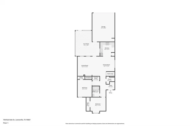 a picture of a floor plan