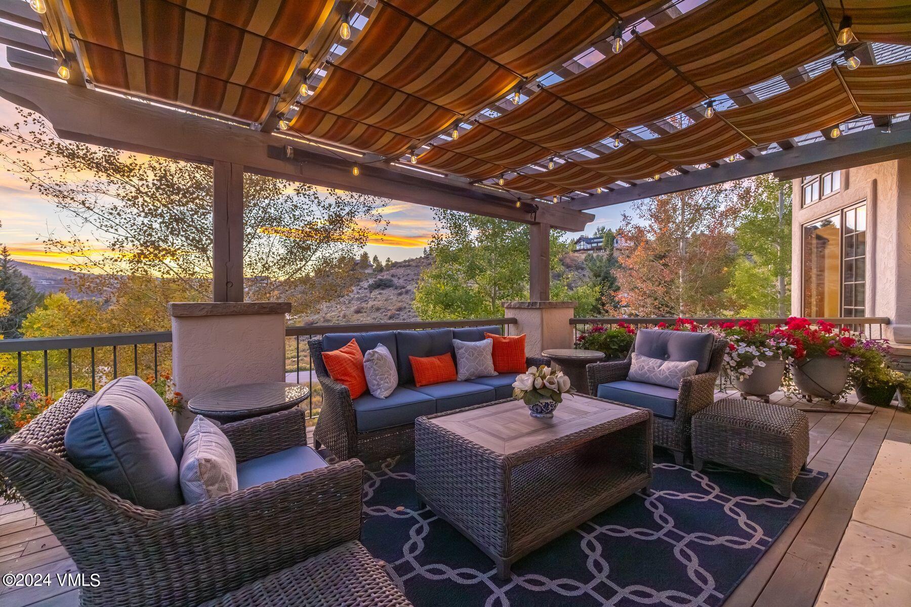 319 Granada Glen Road Edwards, CO 81632 - Photo 17 of 43 a outdoor living space with furniture and garden view