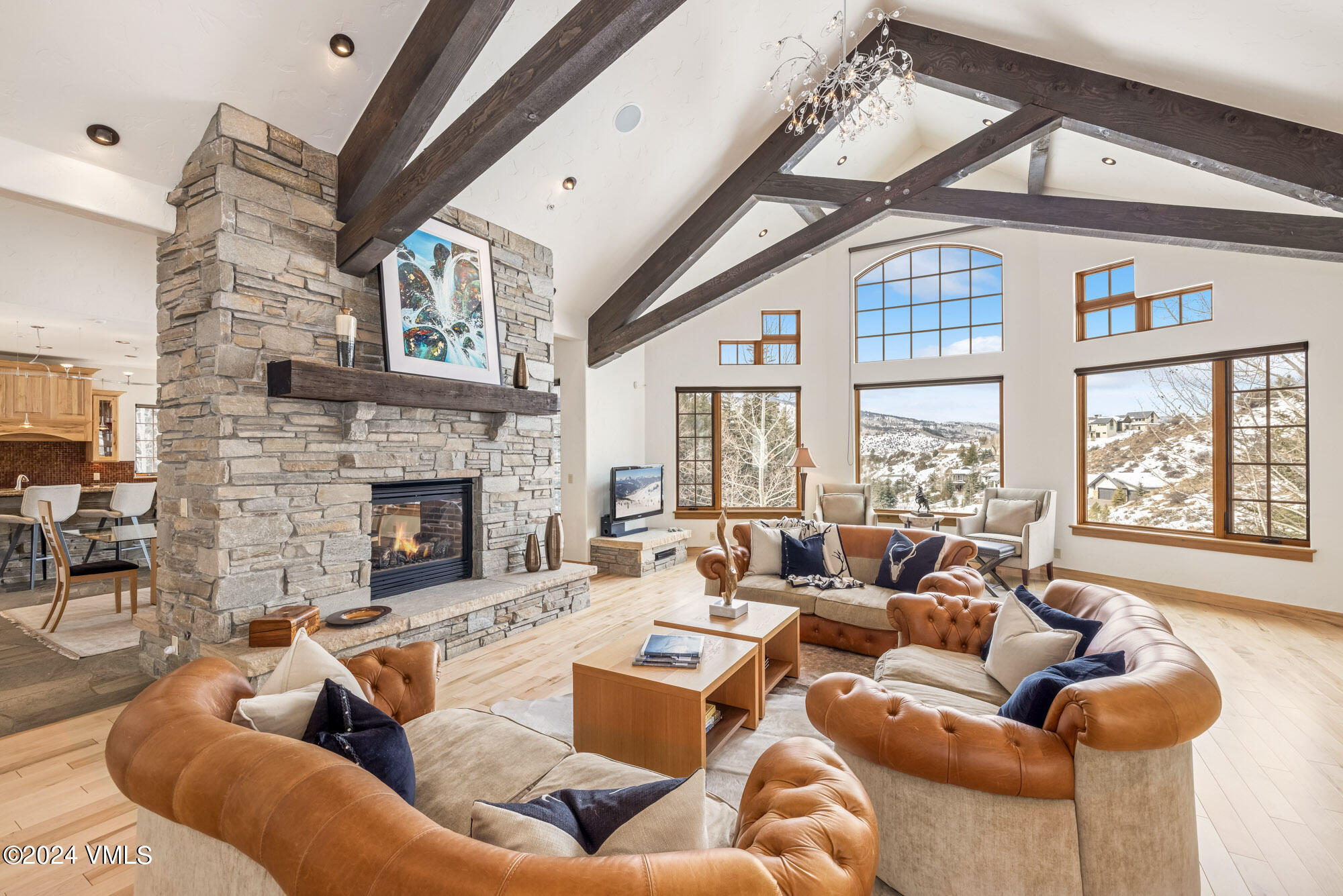 319 Granada Glen Road Edwards, CO 81632 - Photo 7 of 43 a living room with furniture large window and fireplace