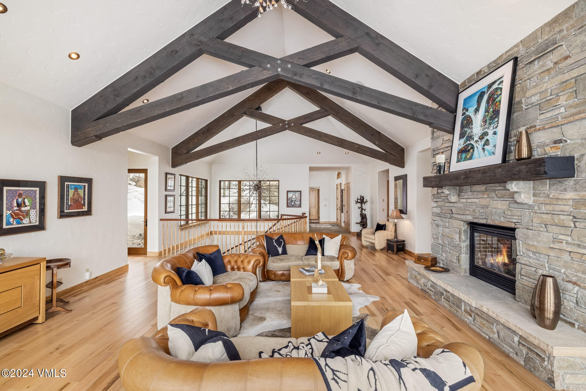 319 Granada Glen Road Edwards, CO 81632 - Photo 8 of 43 a living room with furniture and a fireplace