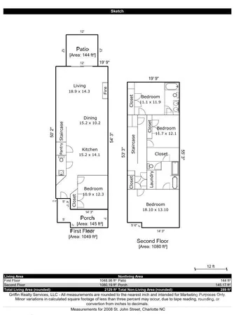 $2,795 | 2008 St John Street, Charlotte, NC 28216