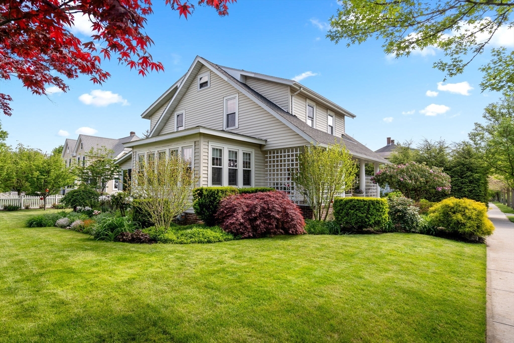 1 Brighton Road Worcester, MA 01606 - Photo 3 of 30 a front view of a house with a garden