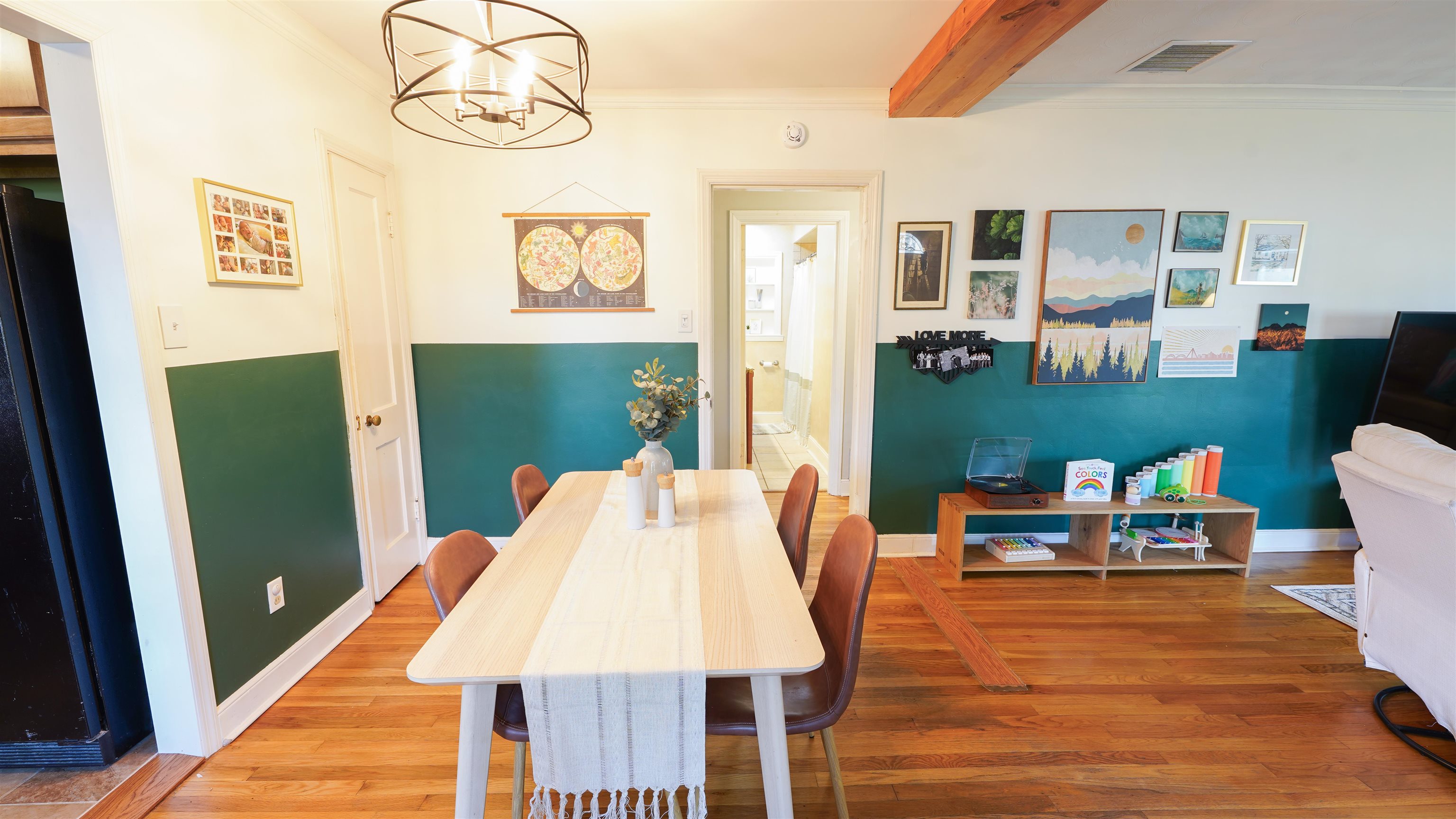 784 Vaughn Road Memphis, TN 38122 - Photo 7 of 28 a view of a dining room with furniture window and wooden floor