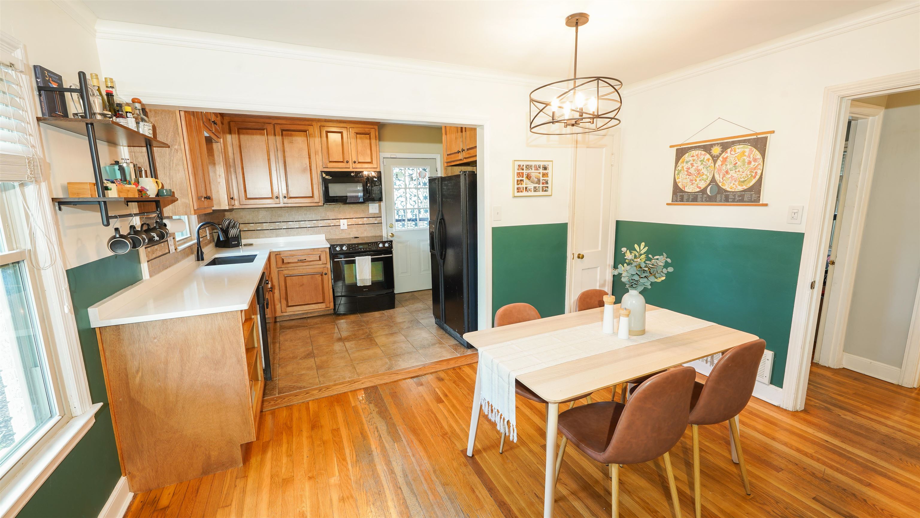 784 Vaughn Road Memphis, TN 38122 - Photo 8 of 28 a view of a dining room with furniture window and wooden floor