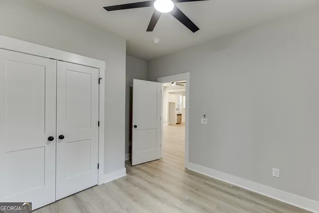 wooden floor in an empty room