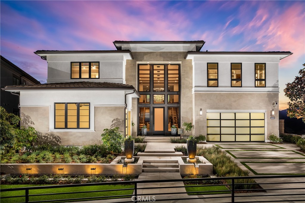 Front Elevation: Sunset Coastal Contemporary - Skyline Collection
INCLUSIONS: Fully Furnished model home, professionally decorated with designer finishes throughout and lush landscaping. 
EXCLUSIONS: Model home sold as is.