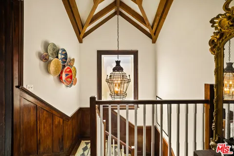 a view of a city from a balcony