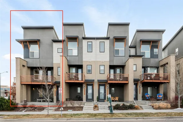 a front view of an apartment