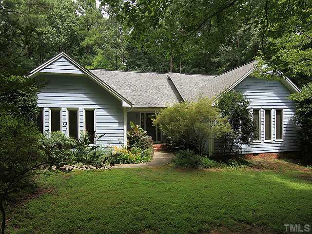 8728 Danbury Circle Raleigh, NC 27613 - Photo 1 of 25 Beautiful 3 bedroom home nestled in a forest of hardwoods, flowering shrubbery and perennials. Single family living with maintenance free hardi-plank siding and newer roof.