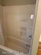 a close up of a bathtub