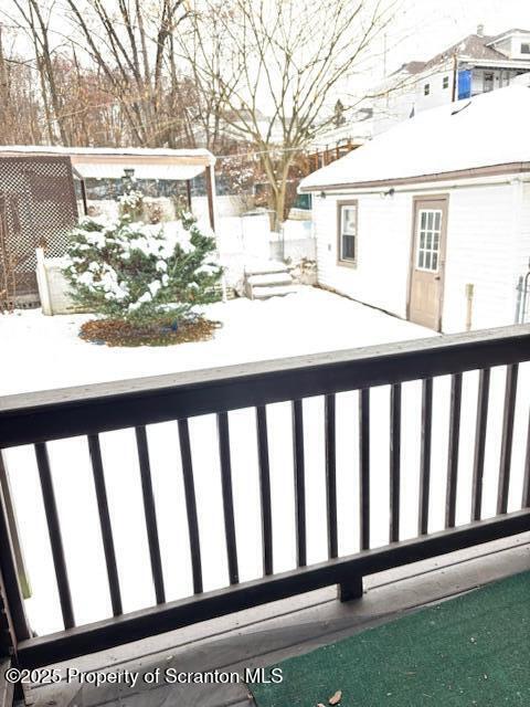1343 Church Avenue Scranton, PA 18508 - Photo 21 of 22 a view of a black and white wooden fence