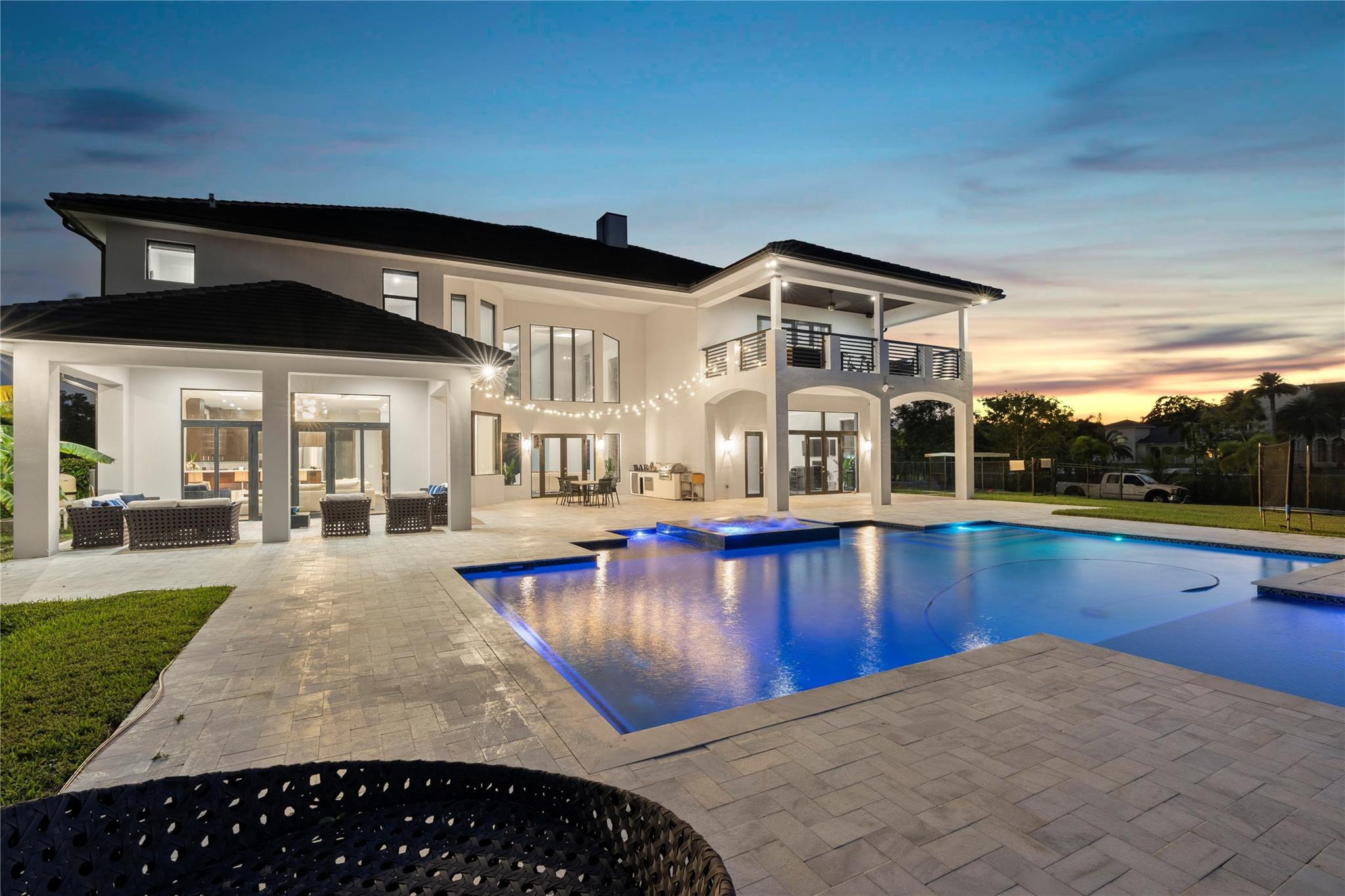 13605 Bella Ranch Lane Southwest Ranches, FL 33330 - Photo 11 of 81 a view of a patio with swimming pool table and chairs