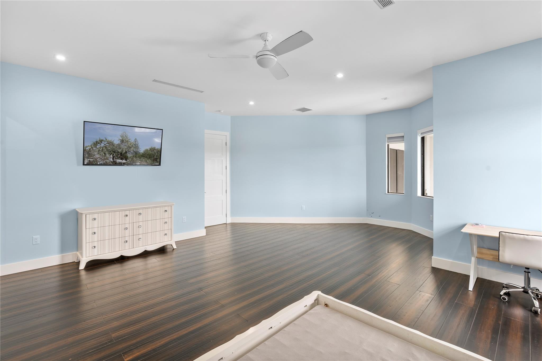 13605 Bella Ranch Lane Southwest Ranches, FL 33330 - Photo 72 of 81 a view of room with lounge chair and wooden floor