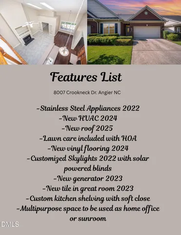 $333,000 | 8007 Crookneck Drive, Angier, NC 27501
