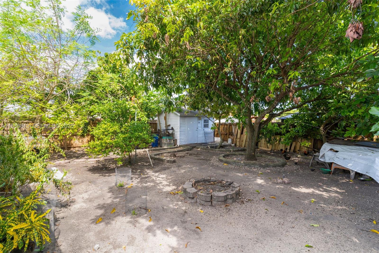 25237 Southwest 133rd Place Homestead, FL 33032 - Photo 37 of 39 a view of a backyard with a tree