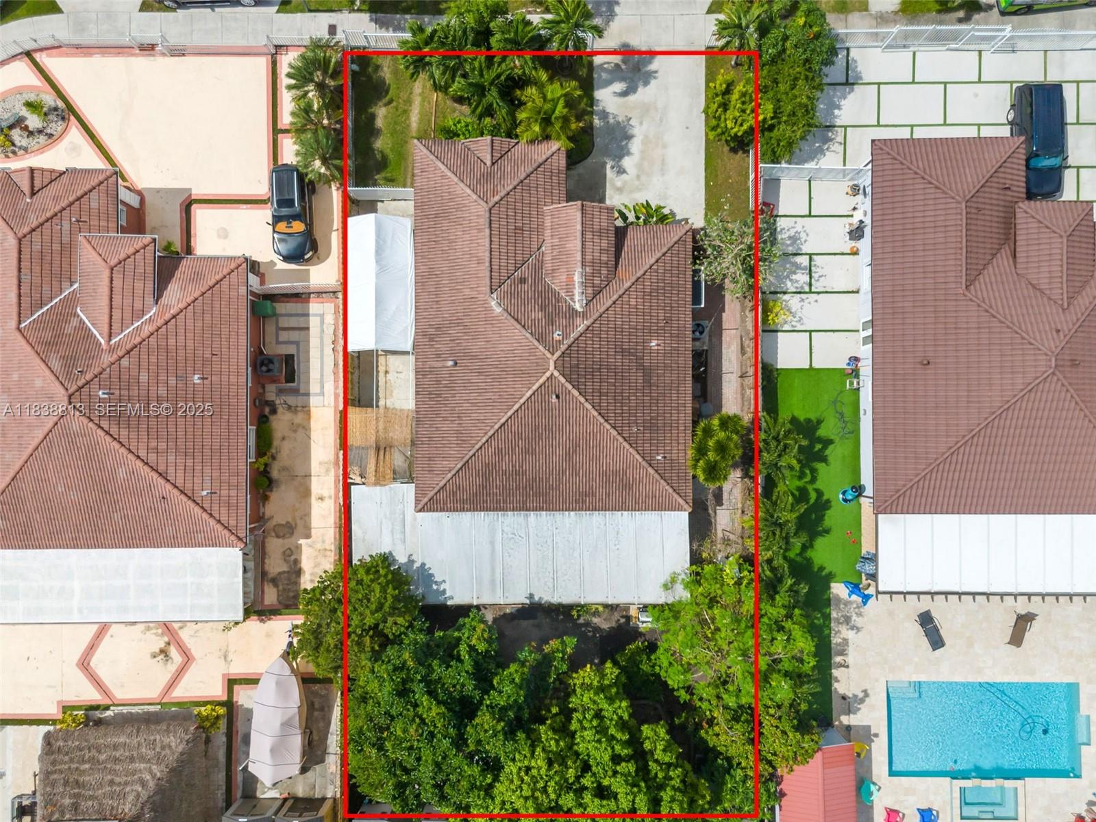 25237 Southwest 133rd Place Homestead, FL 33032 - Photo 7 of 39 an aerial view of a house