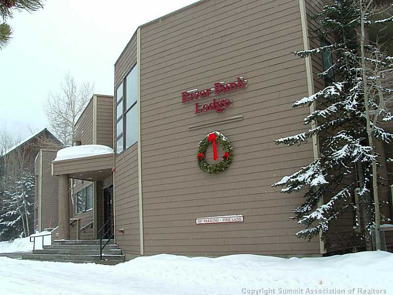 24 River Run Road, Unit 2919 Keystone, CO 80435 - Photo 2 of 20 Exterior Front. Front Door to River Bank Lodge.