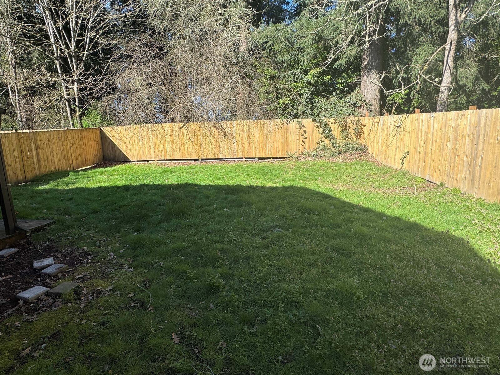 5323 Rumac Street Southeast Lacey, WA 98513 - Photo 23 of 23 a view of yard with swimming pool and trees in the background