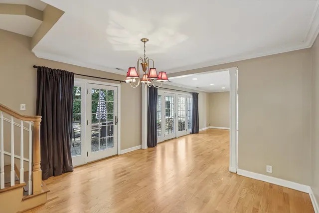 a bathroom with a tub and shower