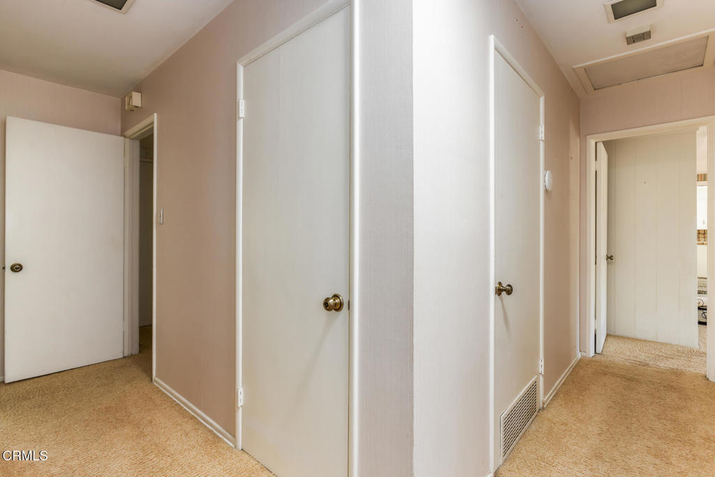 5029 Princess Anne Road La Canada Flintridge, CA 91011 - Photo 23 of 46 a view of a hallway with closet and bathroom