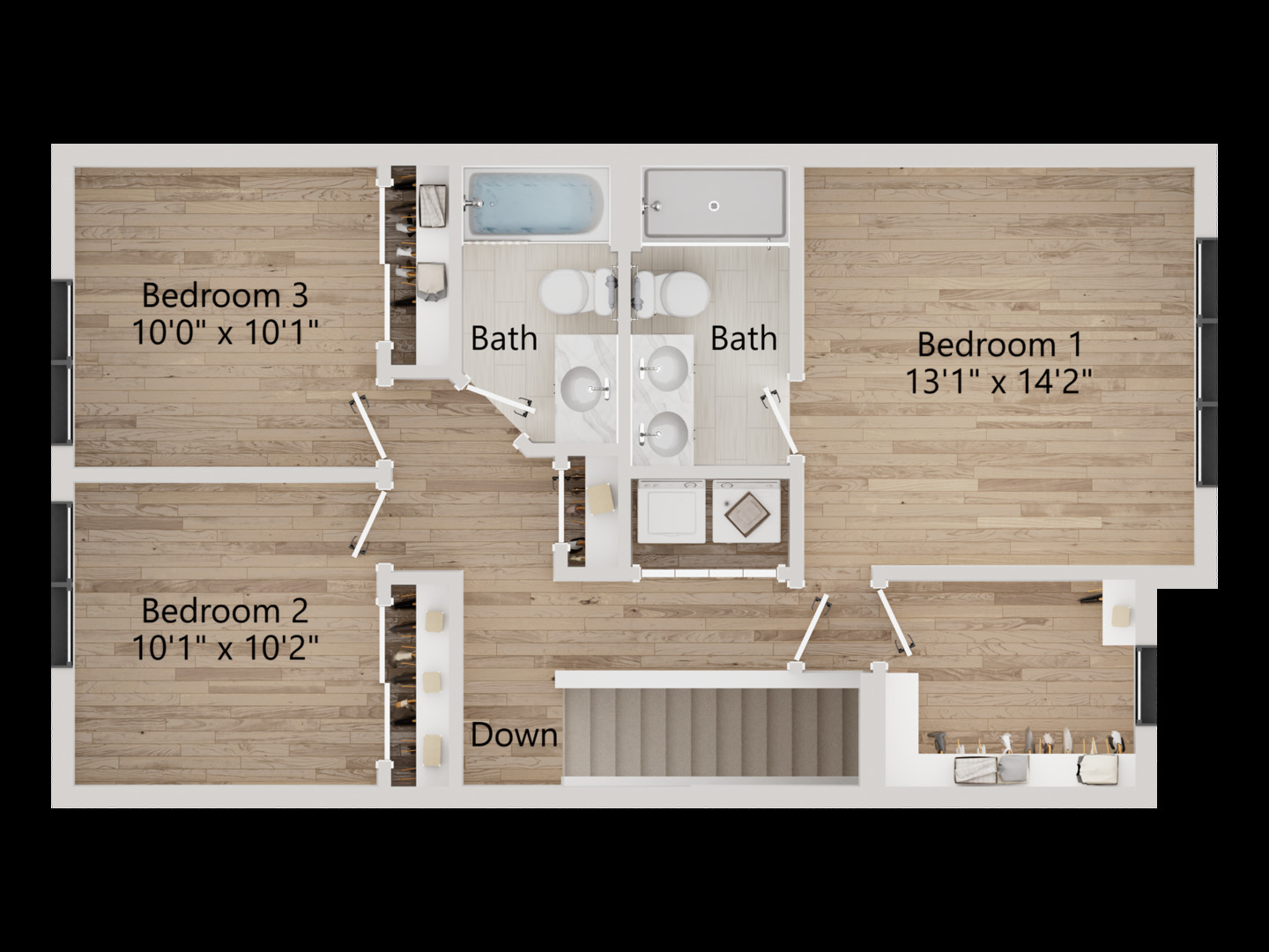 183 Pointe Drive, Unit 183 Northbrook, IL 60062 - Photo 3 of 15 a view of a black and white wall