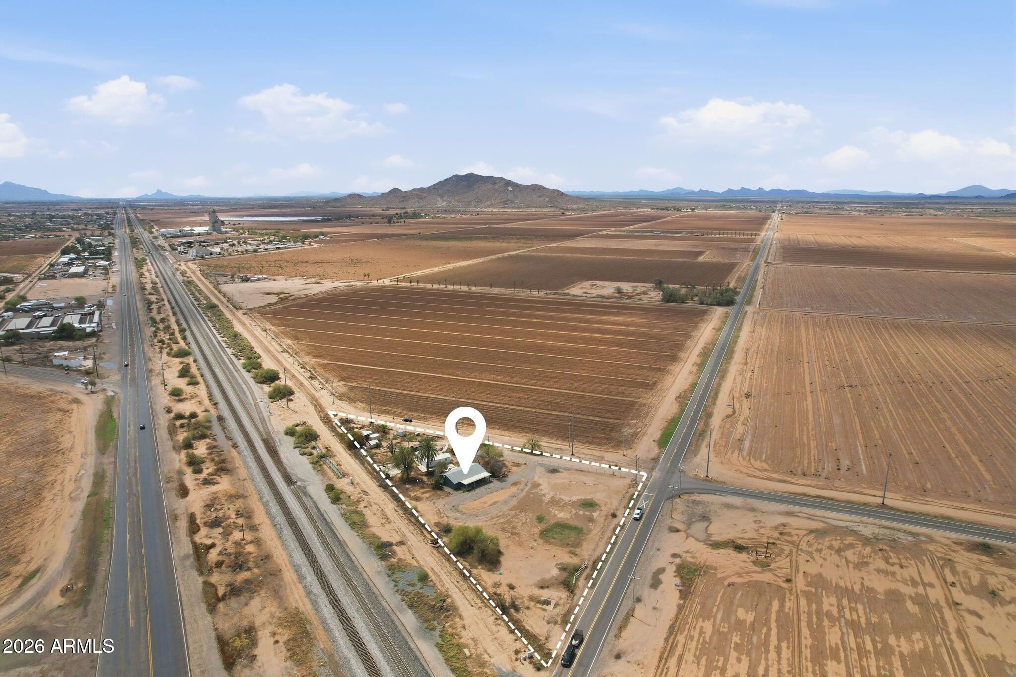 Aerial View Looking South East