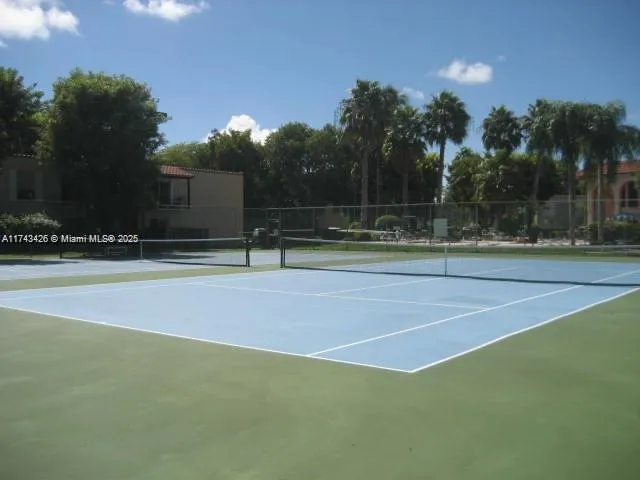 a view of a tennis court