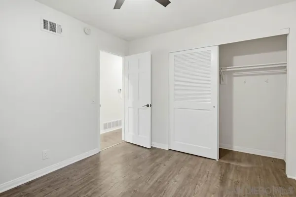 a view of a walk in closet