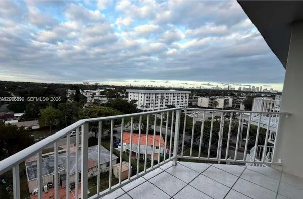 a view of a building with a porch