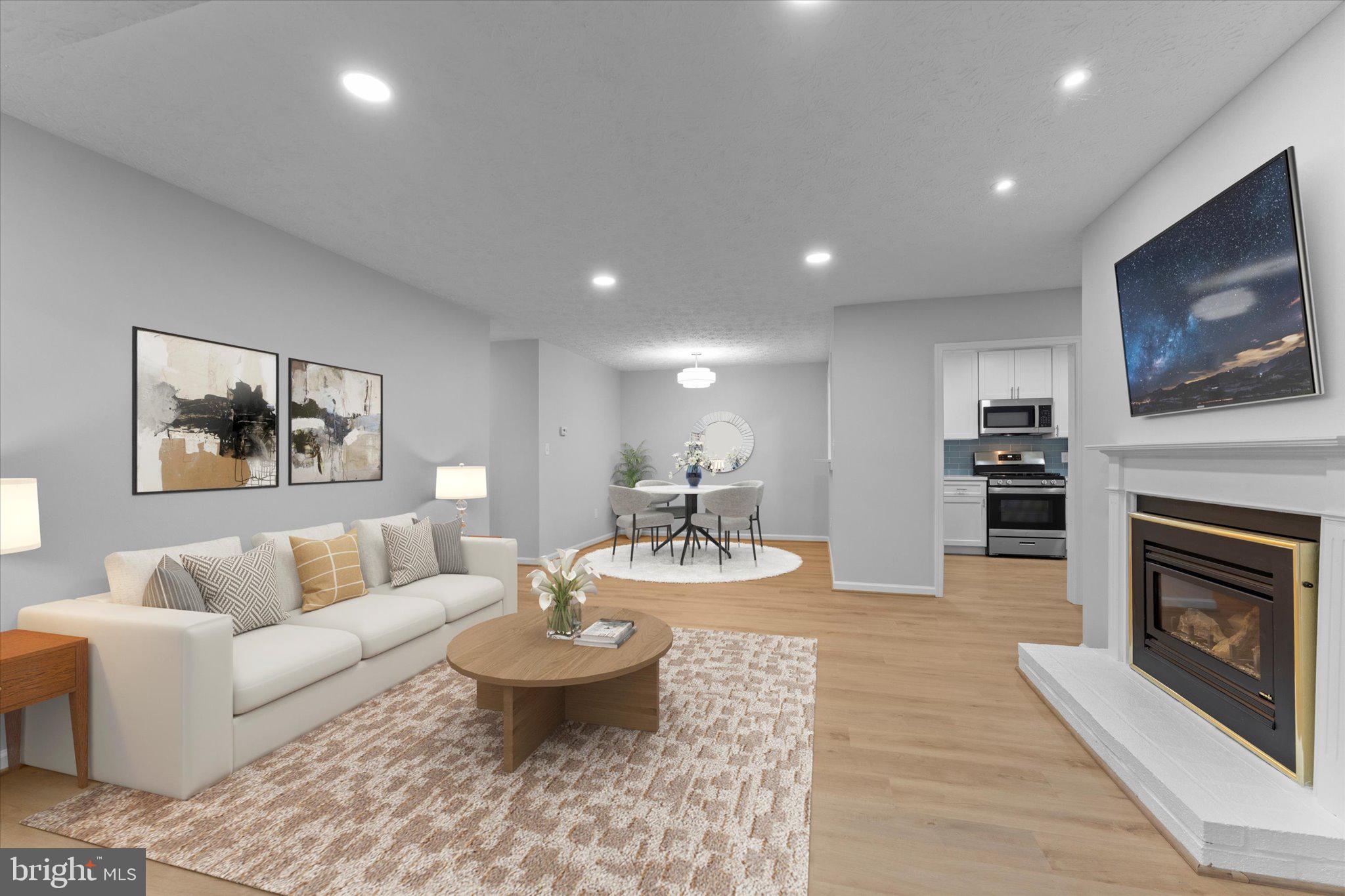 2245 Hunter's Run Drive Reston, VA 20191 - Photo 1 of 47 Virtually Staged Living & Dining Room