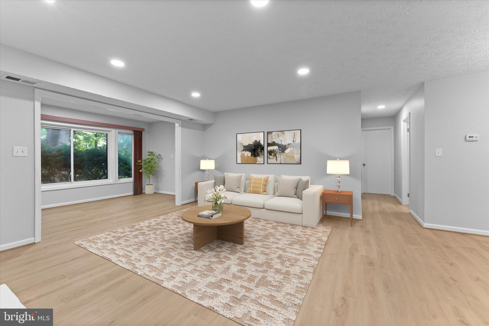2245 Hunter's Run Drive Reston, VA 20191 - Photo 4 of 47 Virtually Staged Living Room