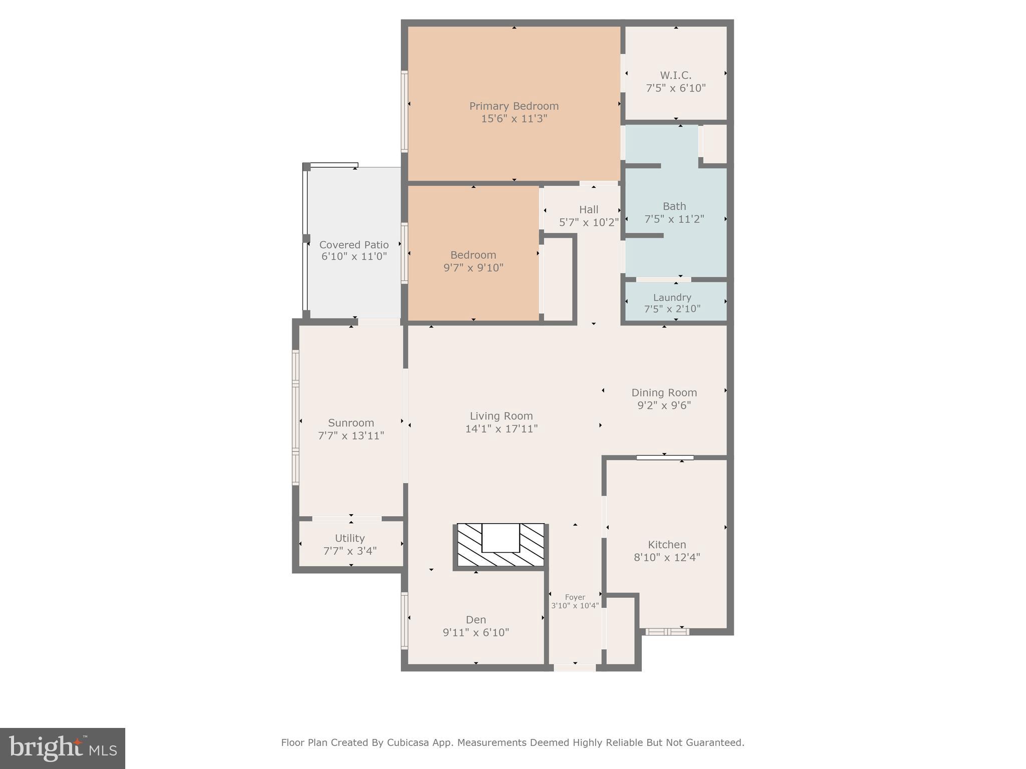 2245 Hunter's Run Drive Reston, VA 20191 - Photo 47 of 47 Floorplan - 1242 SF