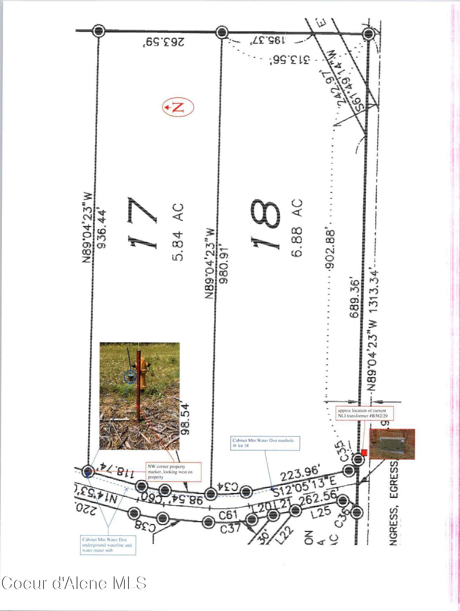 Nna Lot 17 Nna Road Naples, ID 83847 - Photo 37 of 38 Lot 17 Utility Locations