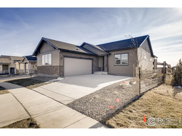 a house view with a backyard